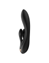 Vibromasseur rabbit chauffant Satisfyer Double Flex Connect Noir