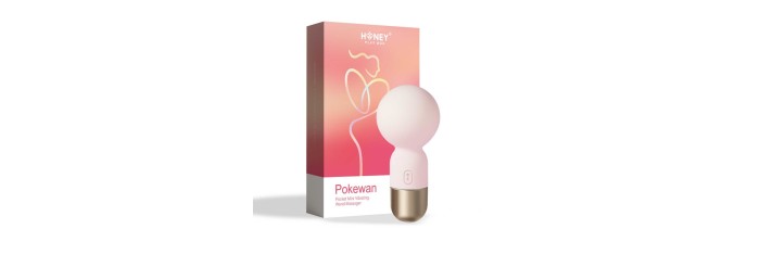 Pokewan - Mini vibromasseur de poche - Rose