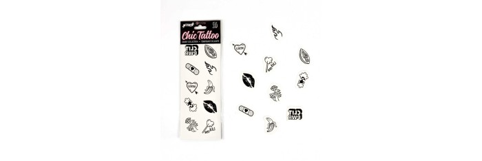 Candy collection - Tatouages temporaires pack de 10