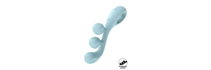 Multi-vibromasseur Tri Ball 2 bleu - Satisfyer