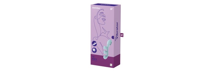 Multi-vibromasseur Tri Ball 2 bleu - Satisfyer