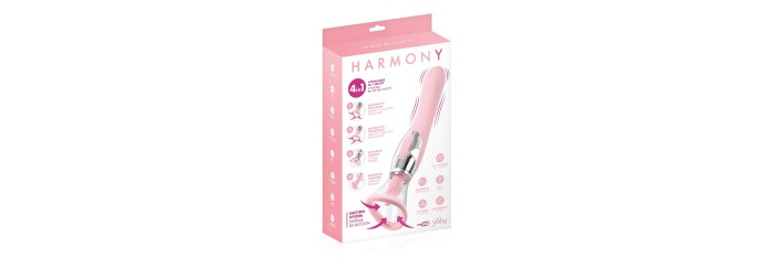 Stimulateur 4 en 1 Harmony rose - Yoba