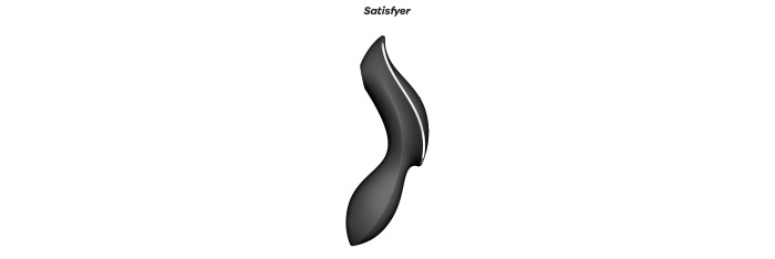 Vibro à air pulsé Curvy Trinity 2 noir - Satisfyer