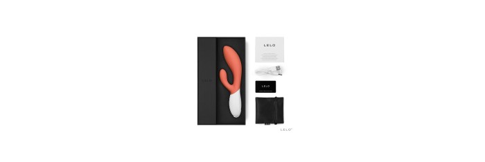 Vibro Rabbit Ina 3 Coral Red - Lelo