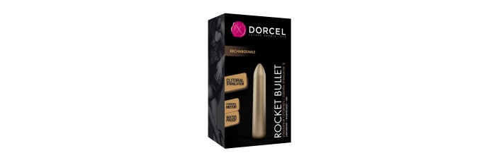 Mini vibro Rocket Bullet doré - Dorcel