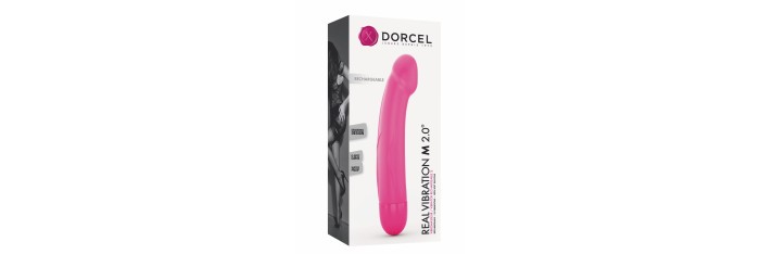 Vibro rechargeable Real Vibration rose M 2.0 - Dorcel