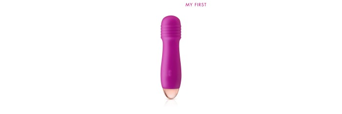 Vibromasseur rechargeable Joystick rose - My First