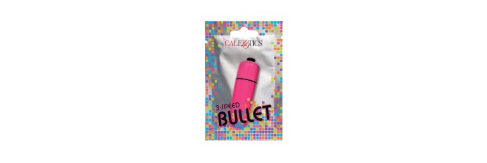 Mini vibro Bullet rose 3 vitesses - CalExotics