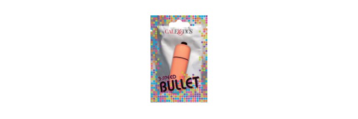 Mini vibro Bullet orange 3 vitesses - CalExotics