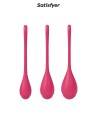 Kit d'entrainement pelvien Yoni Power 1 Rouge - Satisfyer