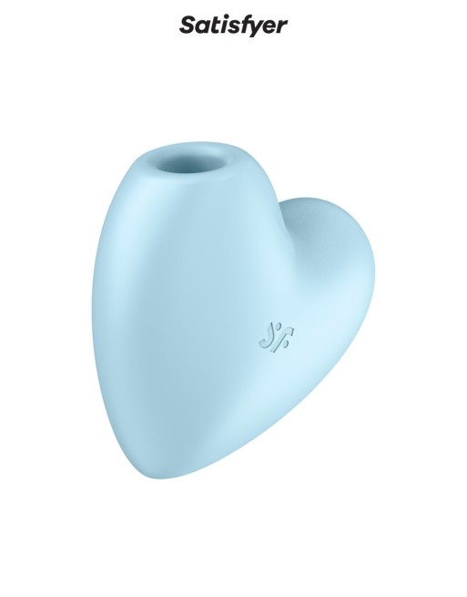 Double stimulateur Cutie Heart bleu - Satisfyer