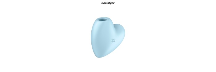 Double stimulateur Cutie Heart bleu - Satisfyer