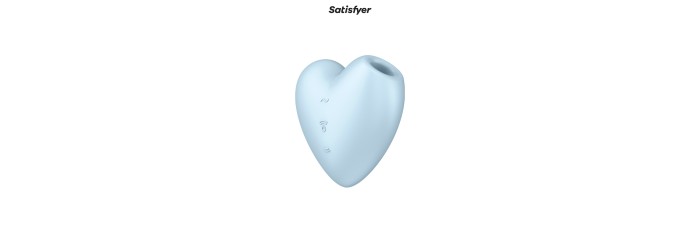 Double stimulateur Cutie Heart bleu - Satisfyer