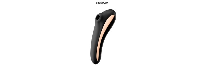 Stimulateur Dual Kiss noir - Satisfyer