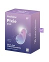 Stimulateur Pixie Dust air pulsé et vibrations - rose et violet