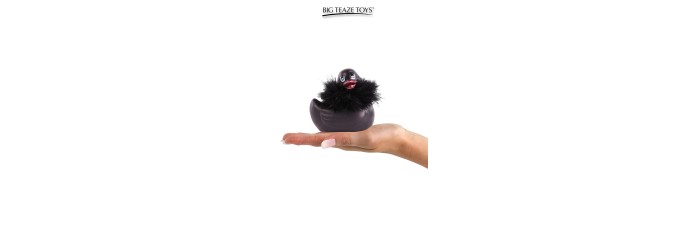 Mini canard vibrant Duckie Paris - noir