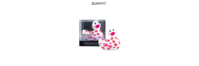 Mini canard vibrant Romance blanc et rose