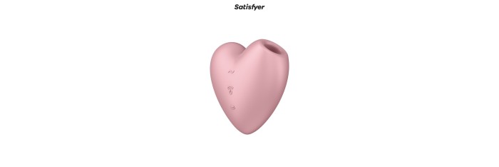 Double stimulateur Cutie Heart rose - Satisfyer