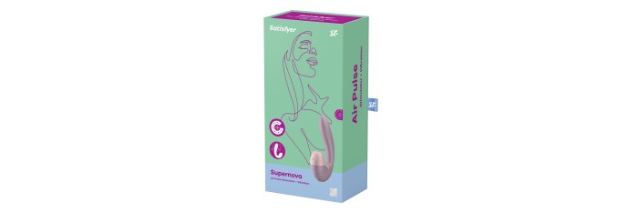 Double stimulateur Supernova rose - Satisfyer