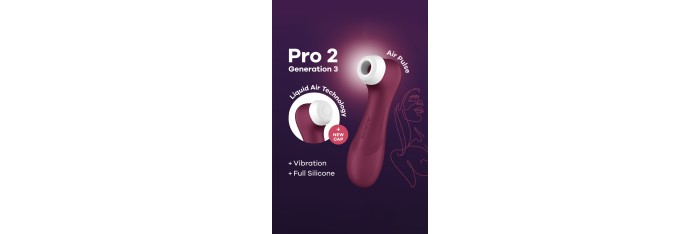 Stimulateur Pro 2 Generation 3 bordeaux