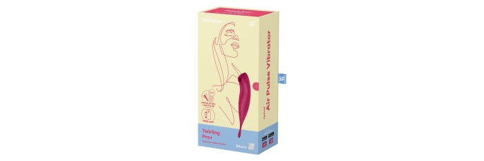 Stimulateur Satisfyer Twirling Pro Connecté rouge