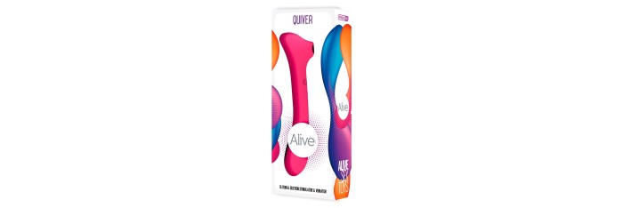 Double stimulateur Quiver rose