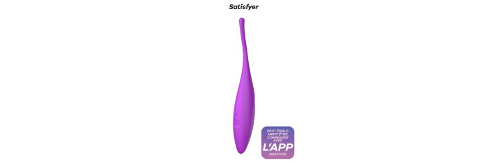 Stimulateur connecté Twirling Joy fuchsia - Satisfyer