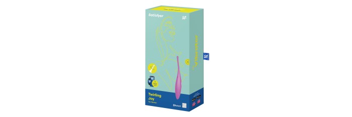 Stimulateur connecté Twirling Joy fuchsia - Satisfyer