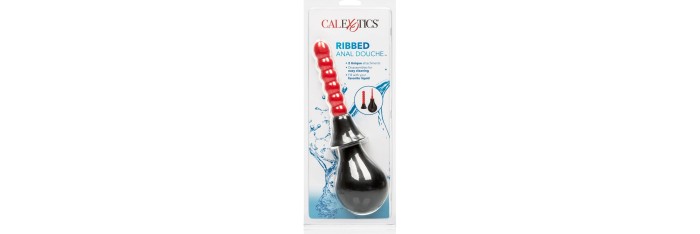 Poire anale Ribbed Anal Douche - Calexotics