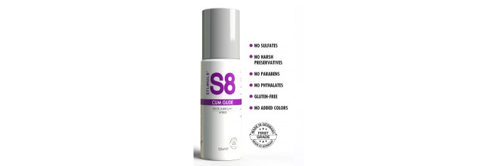 Lubrifiant hybride S8 effet sperme 125ml