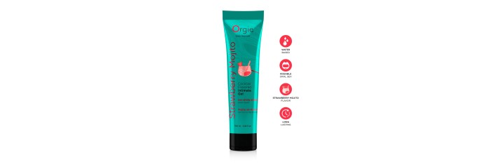 Gel intime Lube Tube Cocktail Fraise Mojito 100ml