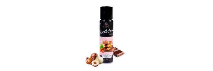 Lubrifiant comestible chocolat-noisette - 60ml