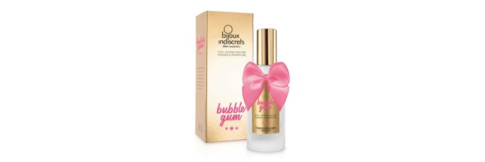 Lubrifiant et massage Bubble Gum