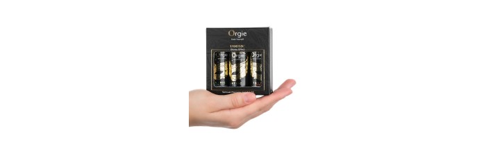 Coffret 3 huiles de massage Sensuel Tantric Collection