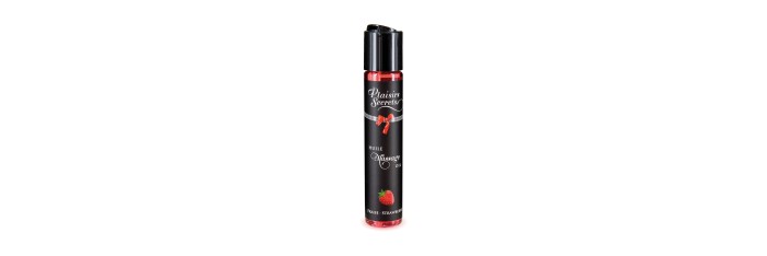 Huile de massage gourmande - Fraise