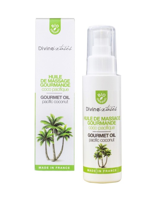 Huile de massage BIO Coco Pacifique - Divinextases