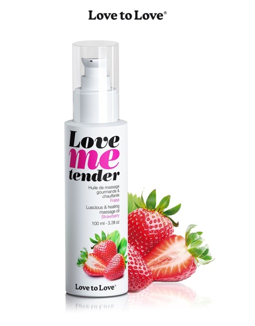 Huile de massage fraise 100ml