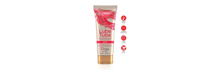 Lubrifiant eau chauffant Lube Tube Hot