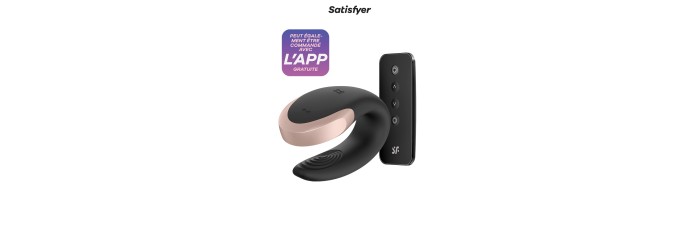 Stimulateur Double Love noir - Satisfyer