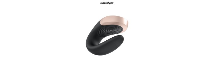 Stimulateur Double Love noir - Satisfyer