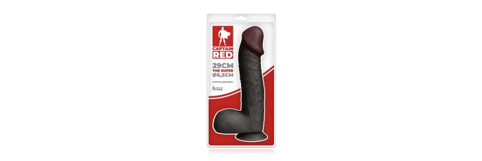 Gode Amazing Black 23 x 5 cm - Captain Red