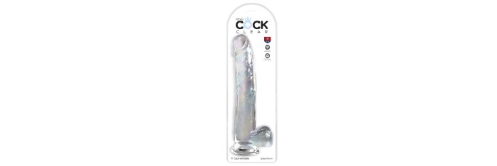 Gode XXL  30,5 x 5,1 cm Clear - King Cock