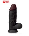 Gode XXL The Strong Black 26 x 6,5 cm - Captain Red