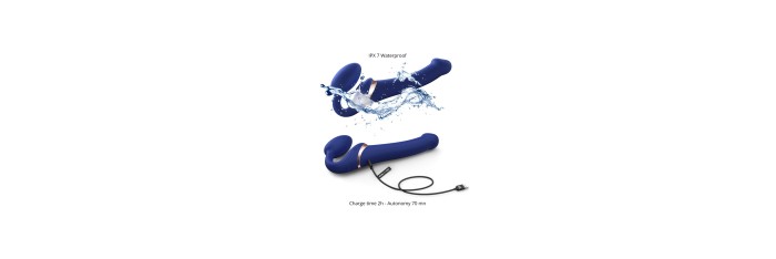 Strap-on-me Multi Orgasm bleu nuit S