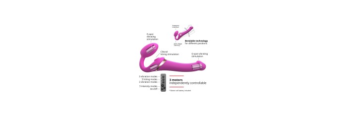 Strap-on-me Multi Orgasm Fuchsia XL