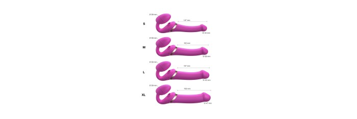 Strap-on-me Multi Orgasm Fuchsia XL