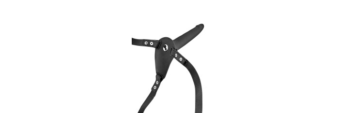 Gode ceinture noir vibrant Fetish Tentation