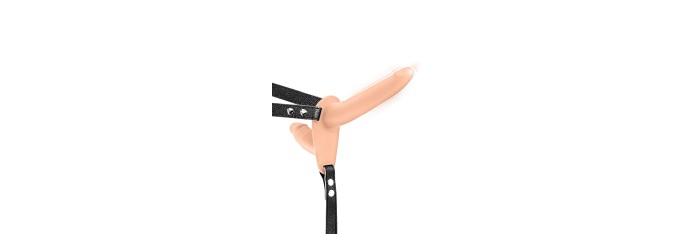 Double gode ceinture chair vibrant - Fetish Tentation