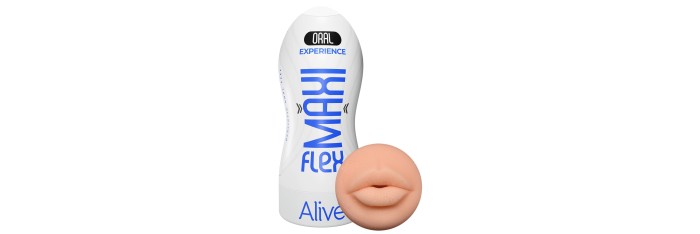 Masturbateur Maxi Flex Oral Experience - Alive