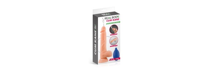 Gode éjaculateur Cum Kane 21,5cm - Real Body